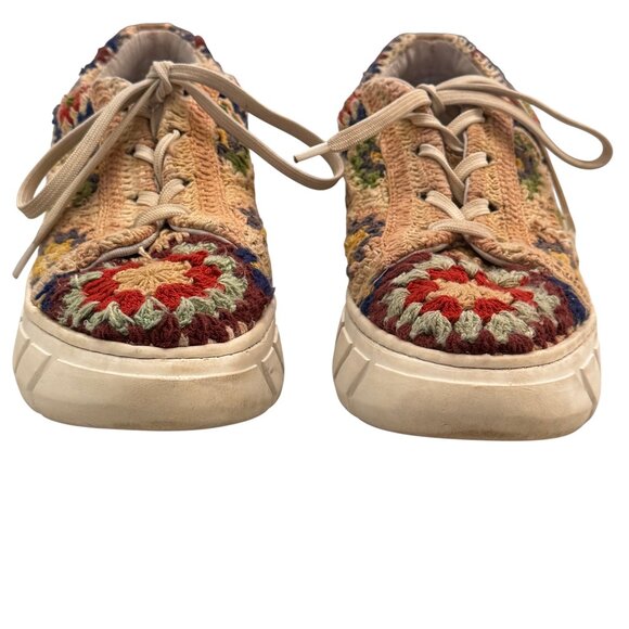 Free People Catch Me If You Can Sneaker in Multi Size 38 (7.5) - Picture 5 of 11